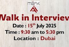 Markai Walk in Interview in Dubai