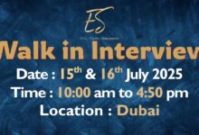 EvSye Facility Walk in Interview in Dubai
