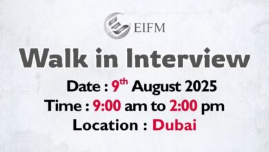 EIFM Walk in Interview in Dubai