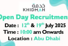 Khidmah Open Day Recruitment in Abu Dhabi