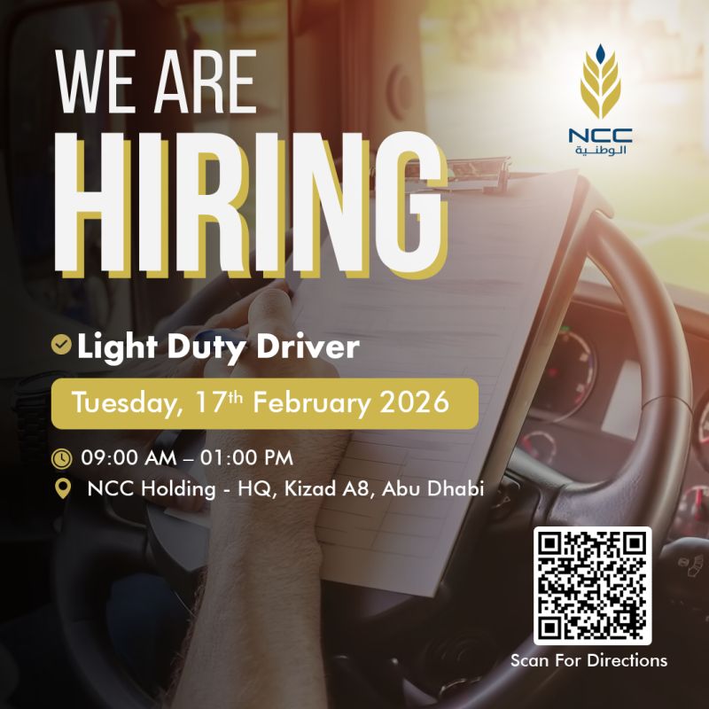NCC Holding Walk in Interview Poster