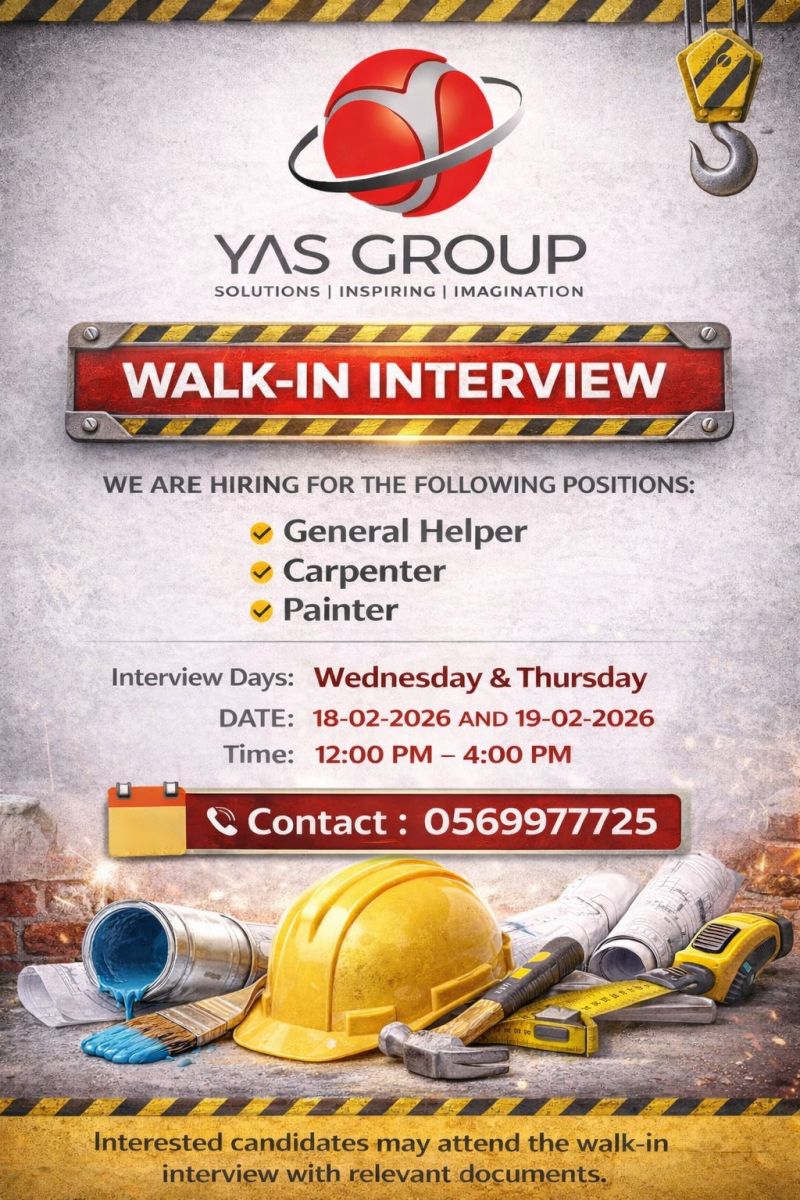YAS Media Walk in Interview Poster