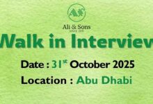 Ali & Sons Walk in Interview in Abu Dhabi