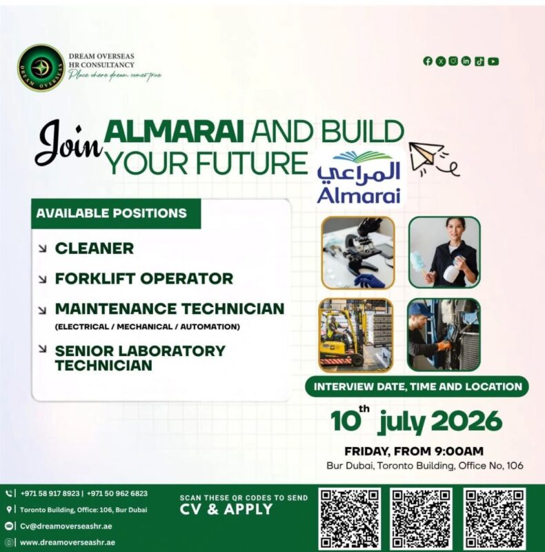 Almarai Walk in Interview Poster