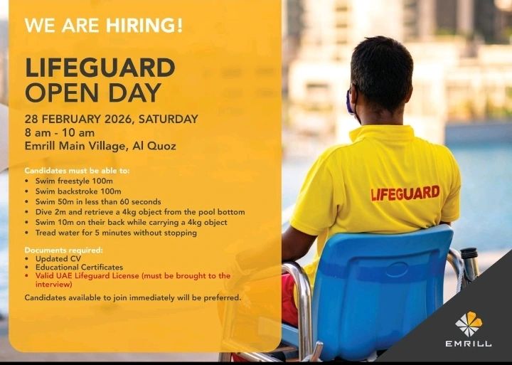 Emrill Open Day Recruitment Poster