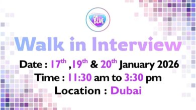 Mai Blue Walk in Interview in Dubai