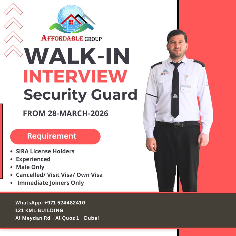 Affordable Group Walk in Interview Poster