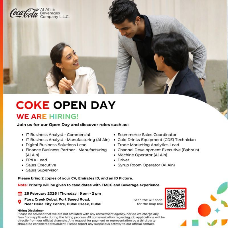 Coke Open Day Poster