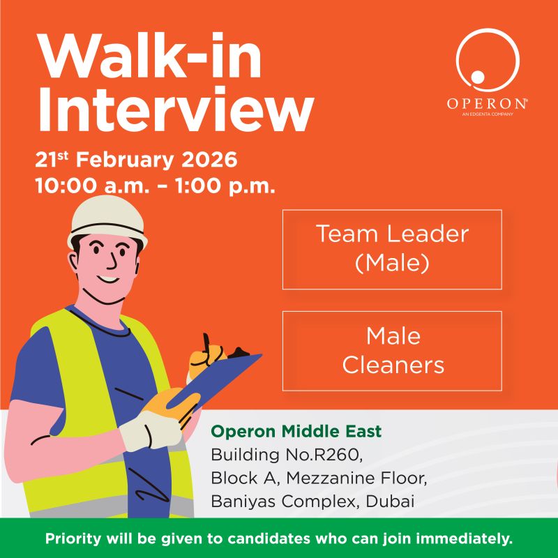 Operon Middle East Walk in Interviews Poster