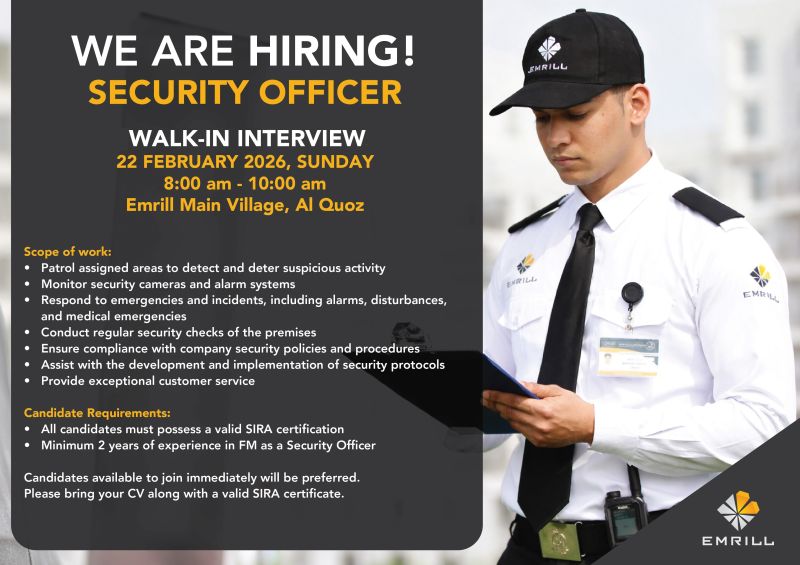 Emrill Walk in Interview Poster