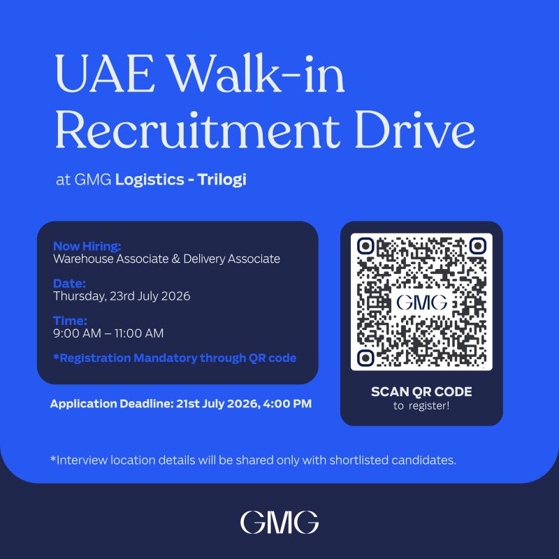 GMG Walk in Interview Poster