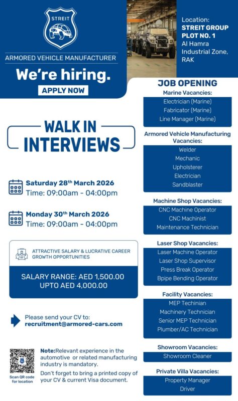 Streit Group Walk in Interview Poster