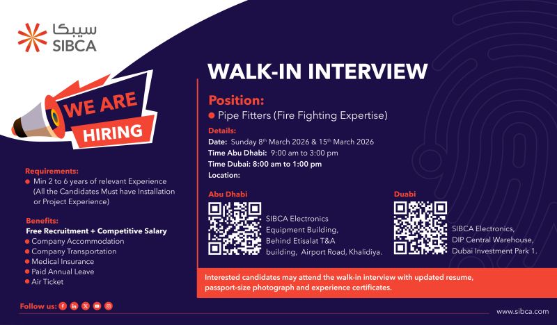SIBCA Walk in Interviews Poster
