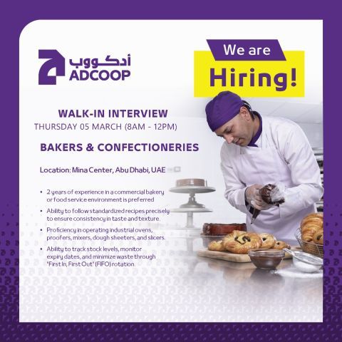 ADCOOP Walk in Interview Poster