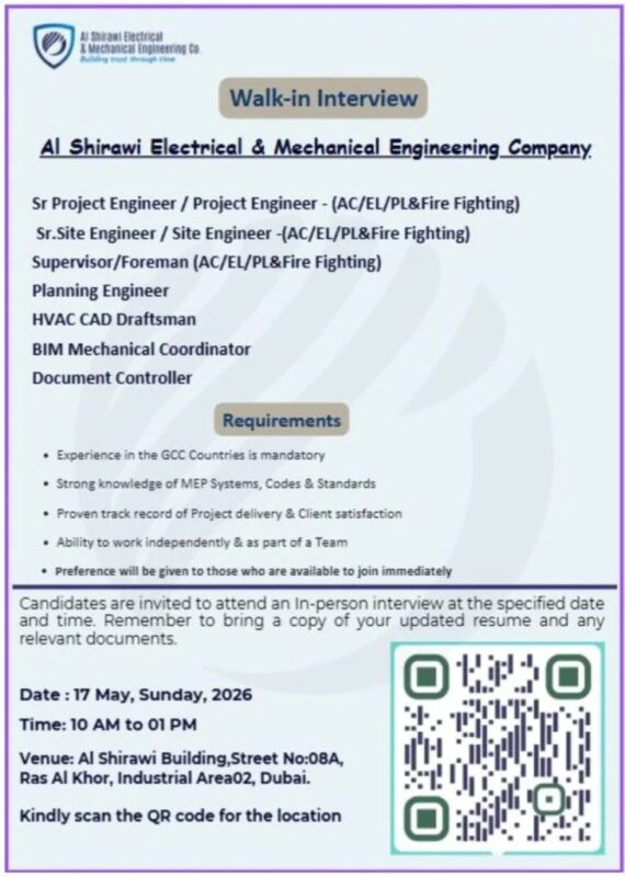 Al Shirawi Walk in Interview Poster