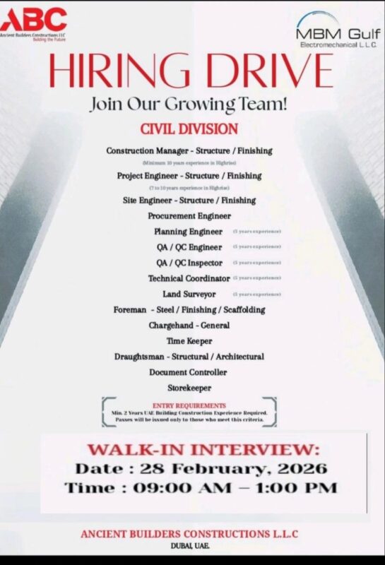 Ancient Builders Walk in Interview Poster