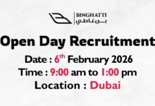 Binghatti Open Day Recruitment Dubai