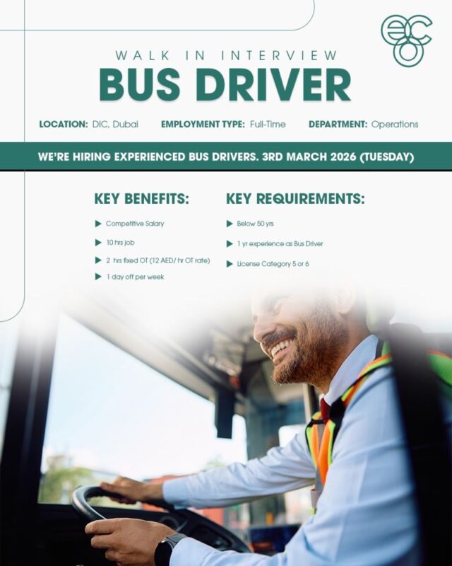 Eco Drive Walk in Interview Poster