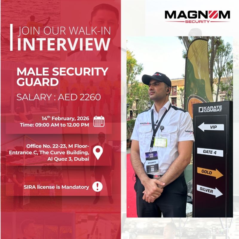 Magnum Security Walk in Interview Poster