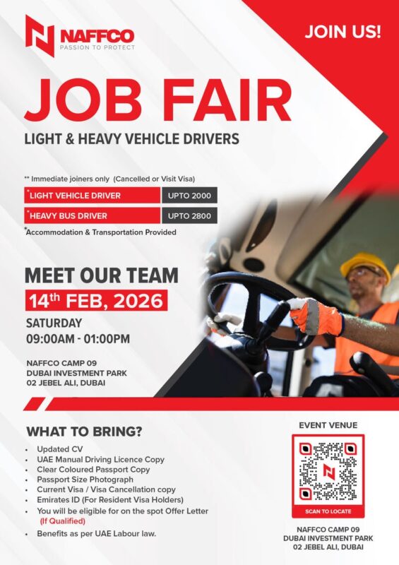 NAFFCO Job Fair Poster