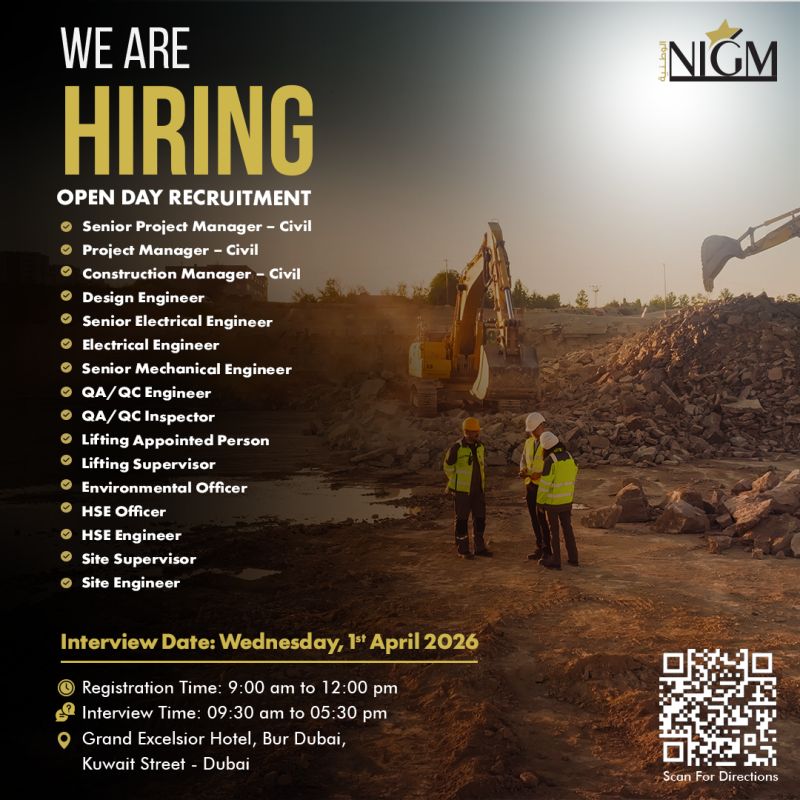 NIGM Open Day Recruitment Poster