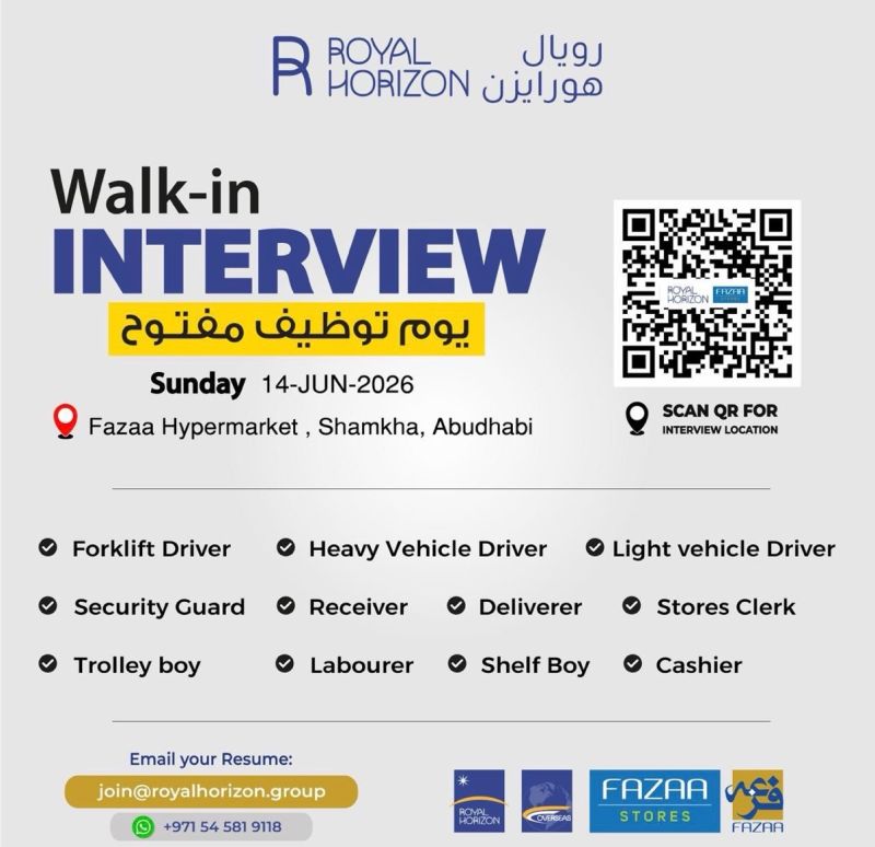Royal Horizon Walk in Interview Poster