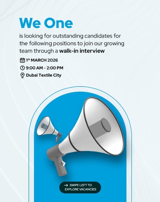 We One Walk in Interview Poster