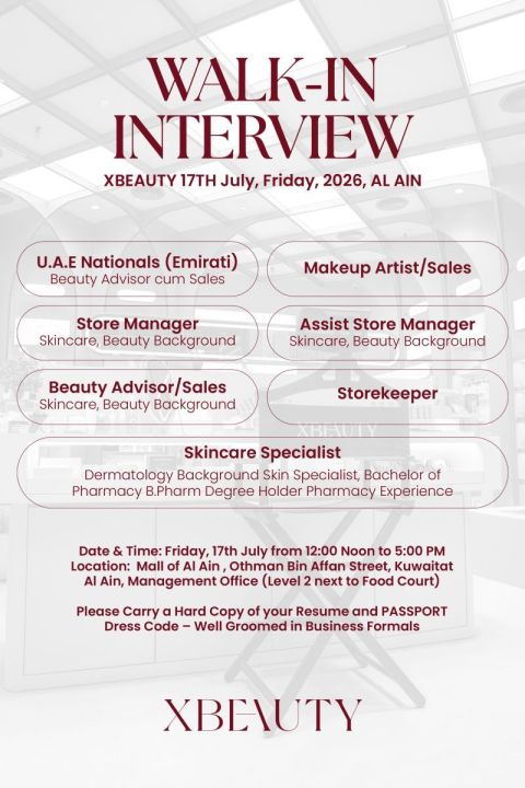 XBeauty Walk in Interview Poster