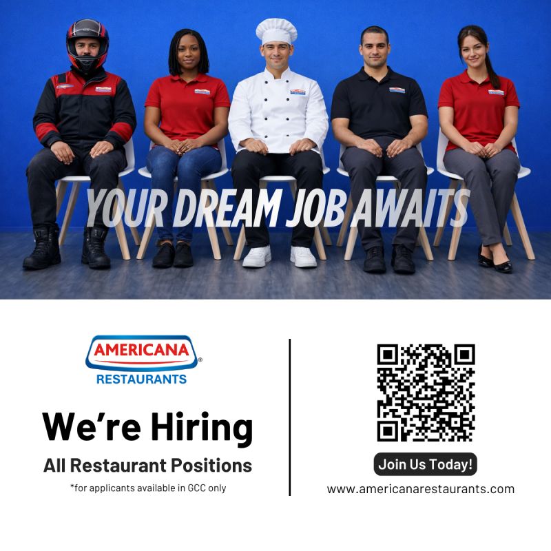 Americana Restaurants Recruitment Poster