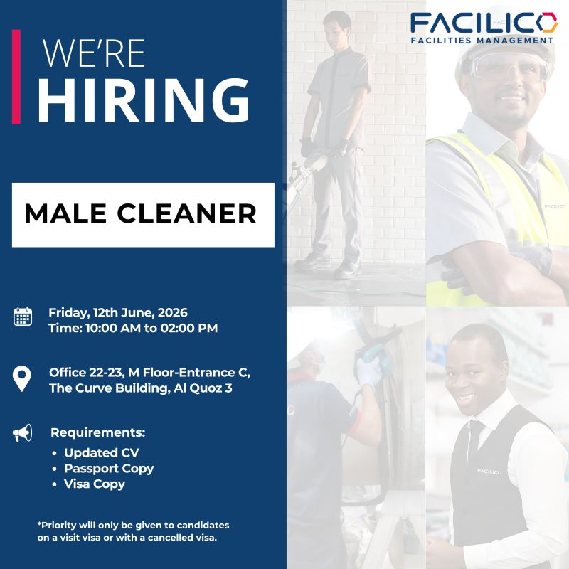 Facilico Walk in Interview Poster