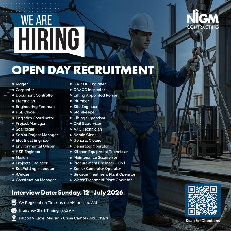 NIGM Open Day Recruitment Poster