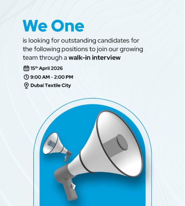 We One Walk in Interview Poster