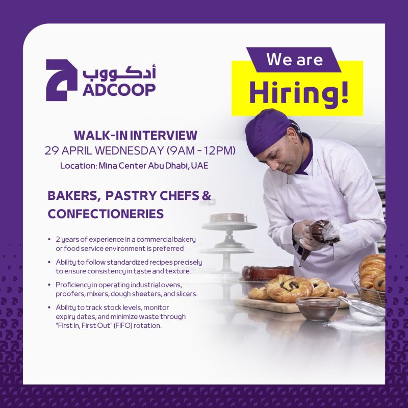 ADCOOP Walk in Interview Poster