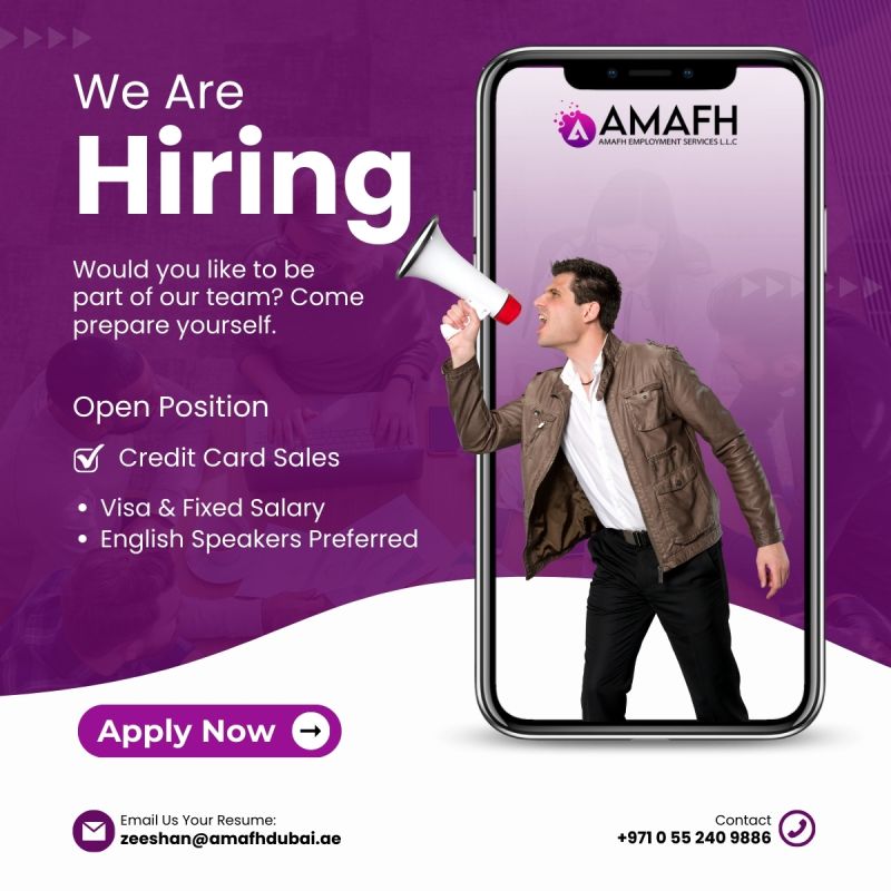 Amafh Employment Services Walk in Interview Poster