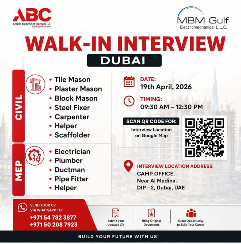 Ancient Builders Walk in Interview Poster