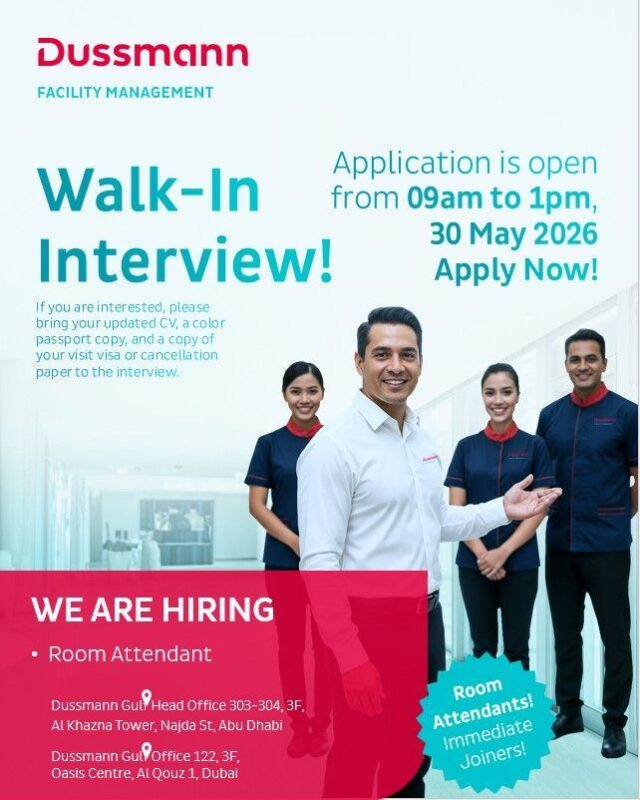 Dussmann Walk in Interview Poster