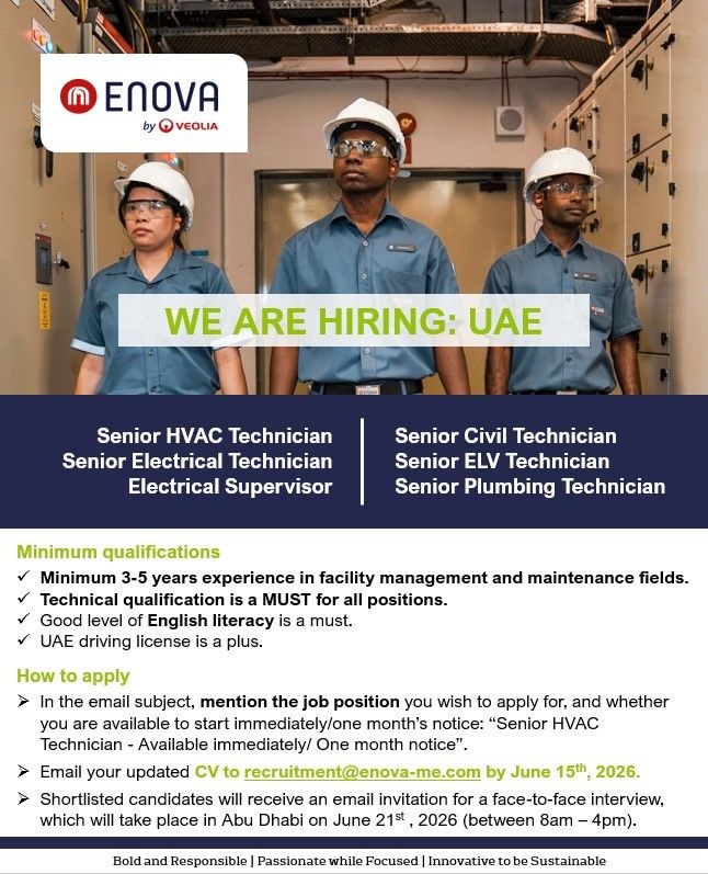 Enova Walk in Interview Poster