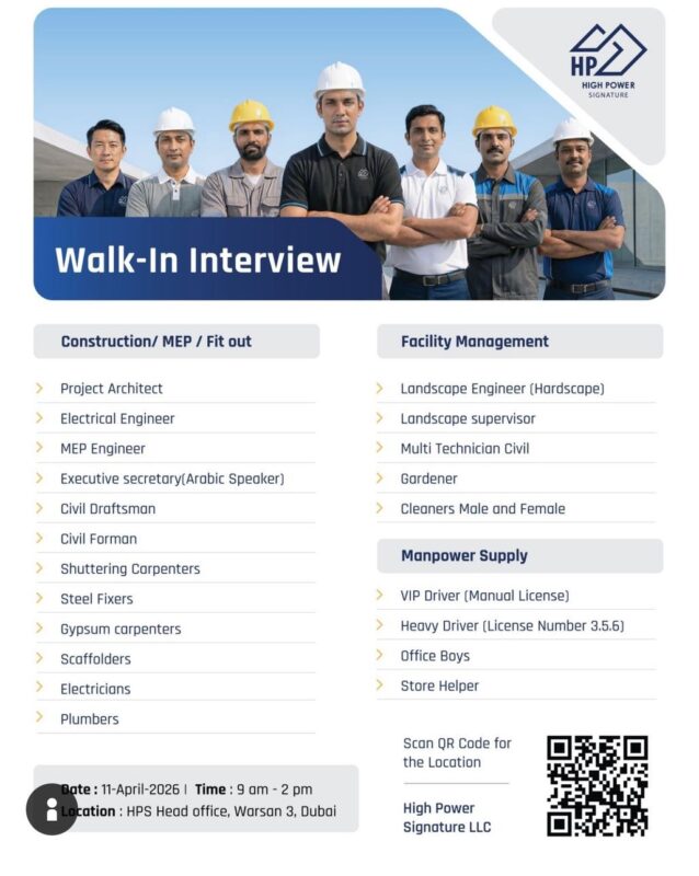 High Power Signature Walk in Interview Poster