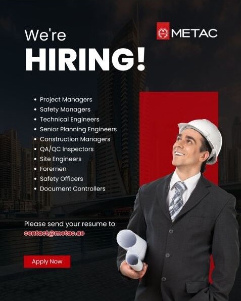 METAC General Contracting Recruitment Poster
