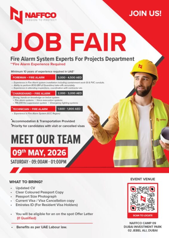 NAFFCO Job Fair Poster