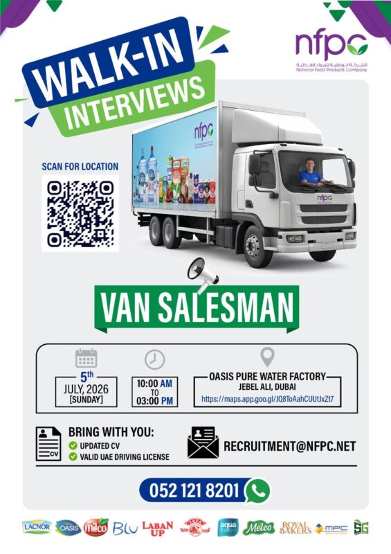 NFPC Walk in Interview Poster