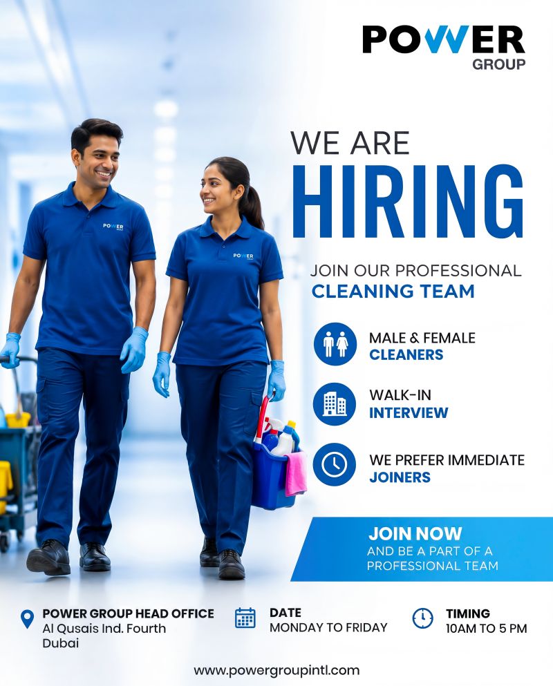 Power Group Walk in Interviews Poster