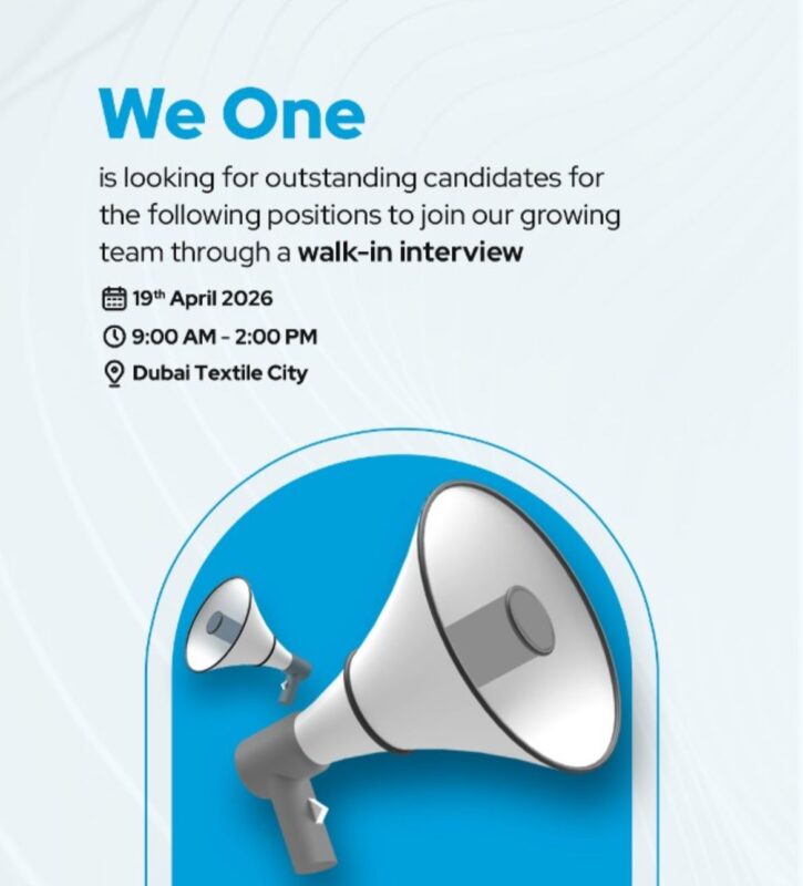 We One Walk in Interview Poster