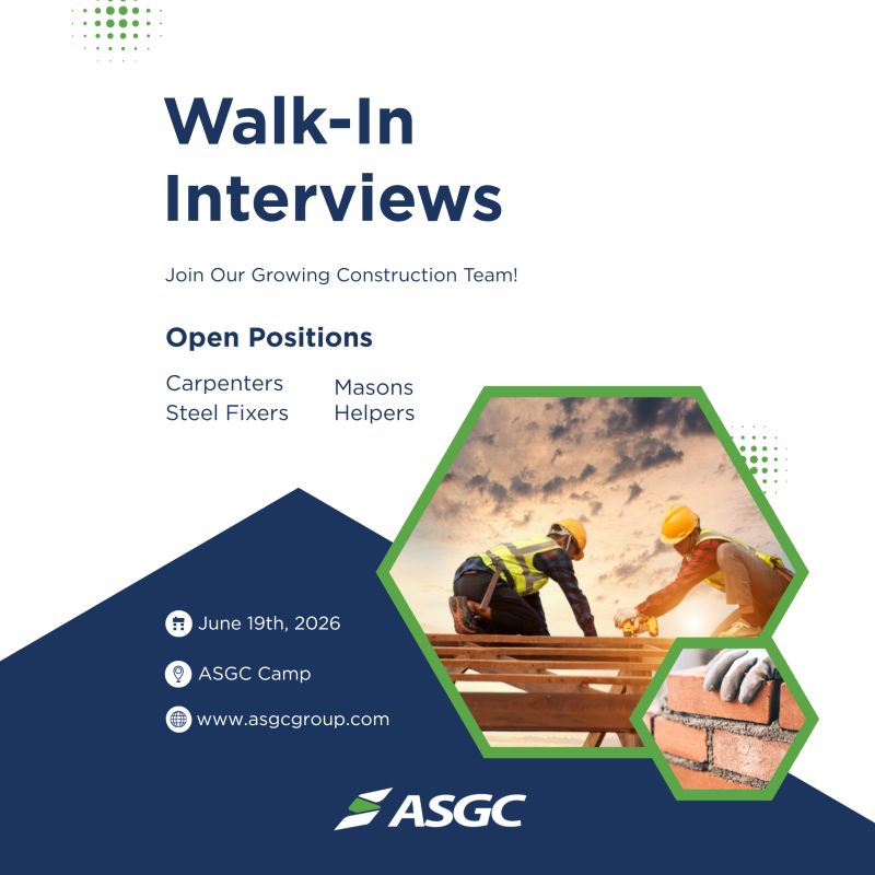 ASGC Construction Walk in Interviews Poster