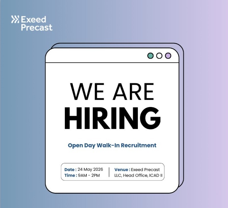 Exeed Precast Walk in Interview Poster