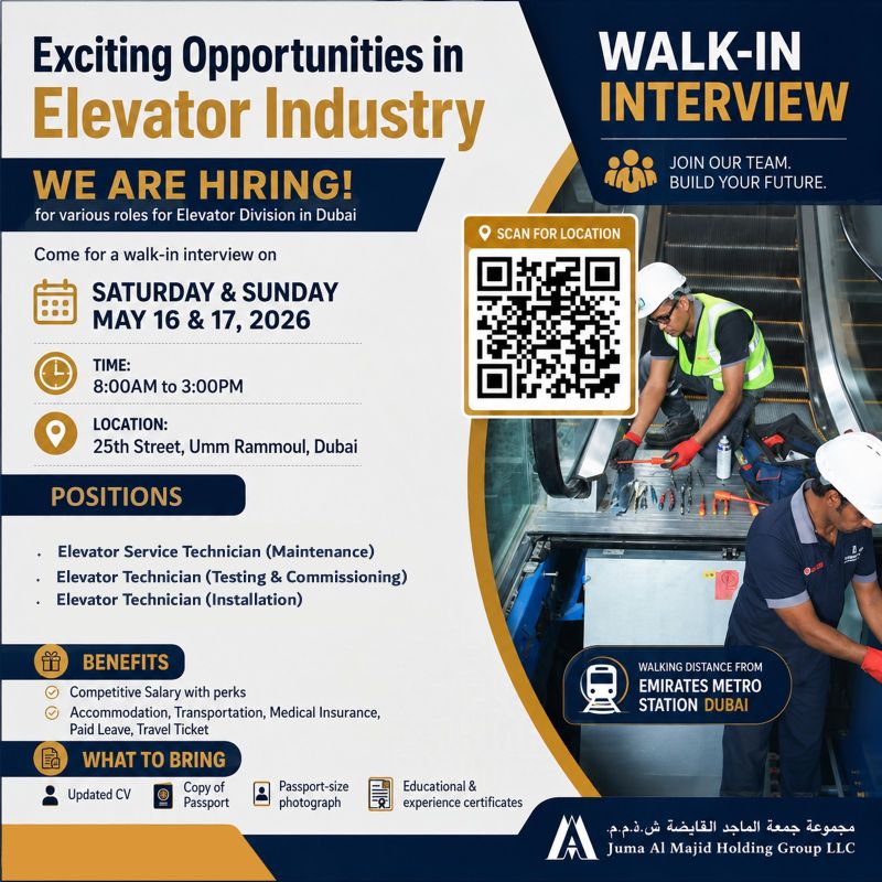 Juma Al Majid Holding Walk in Interview Poster