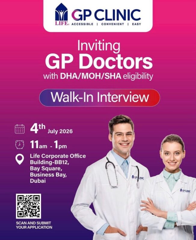 Life Pharmacy Walk in Interview Poster