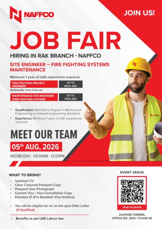NAFFCO Job Fair Poster