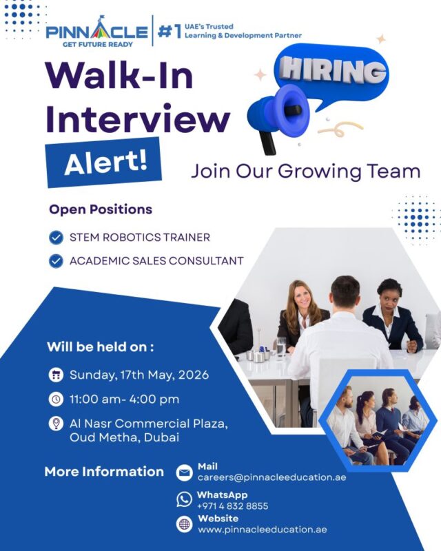 PINNACLE Innovation Walk in Interview Poster