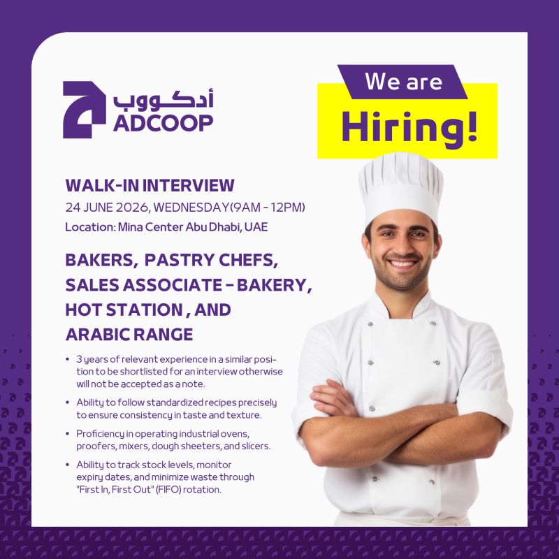 ADCOOP Walk in Interview Poster